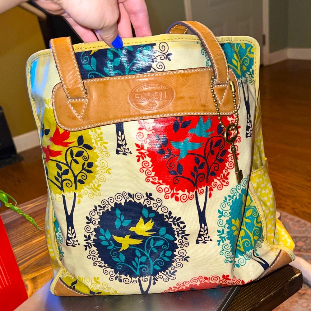 fossil tote bag!!